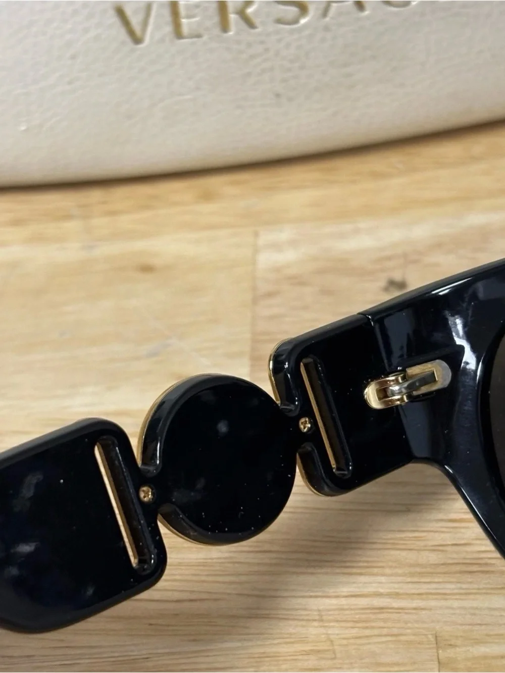 Versace Medusa Mod 4265 Iconic Archive Edition Black Gold Sunglasses Biggie